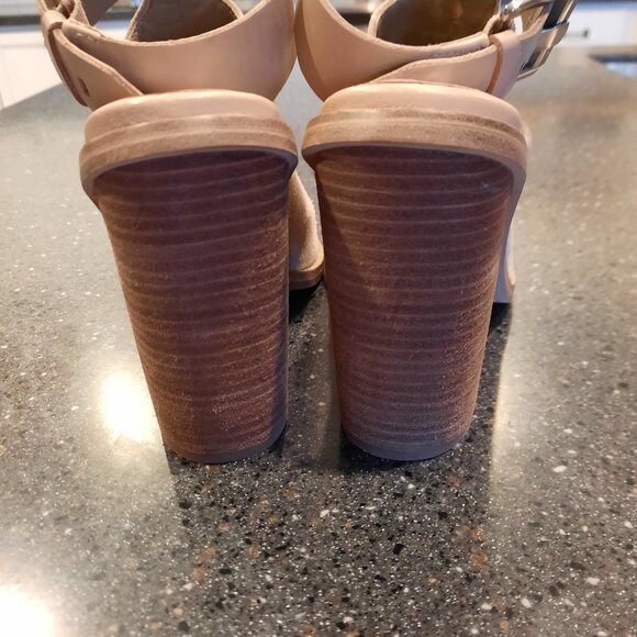 Marc Fisher MLVashi Ankle Strap Sandals in Beige, Size 8M - Picture 6 of 13